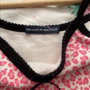 Brandy Melville cheeta tank